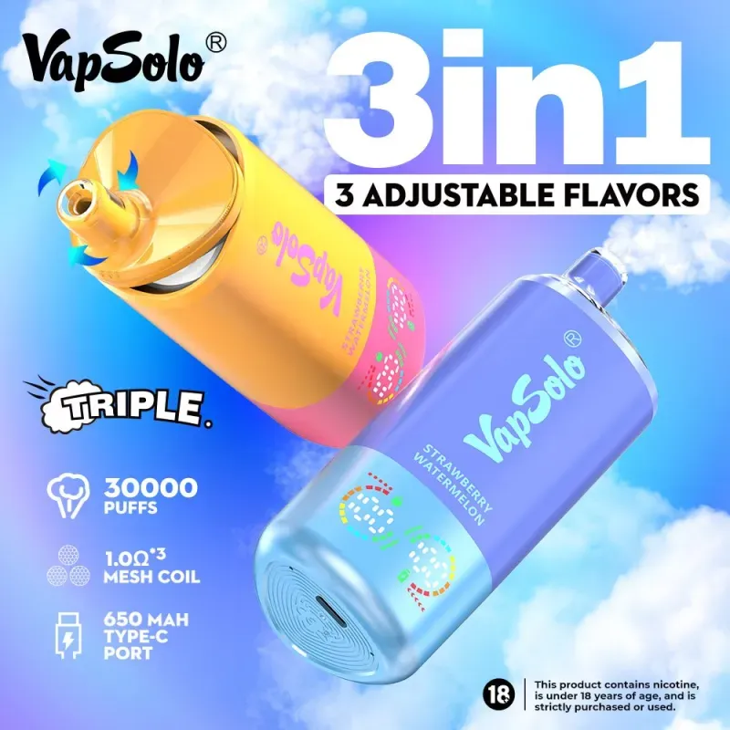 Vapsolo Triple 30000 Puffs Review: An Honest, Data-Backed Look at a Vape 3-in-1