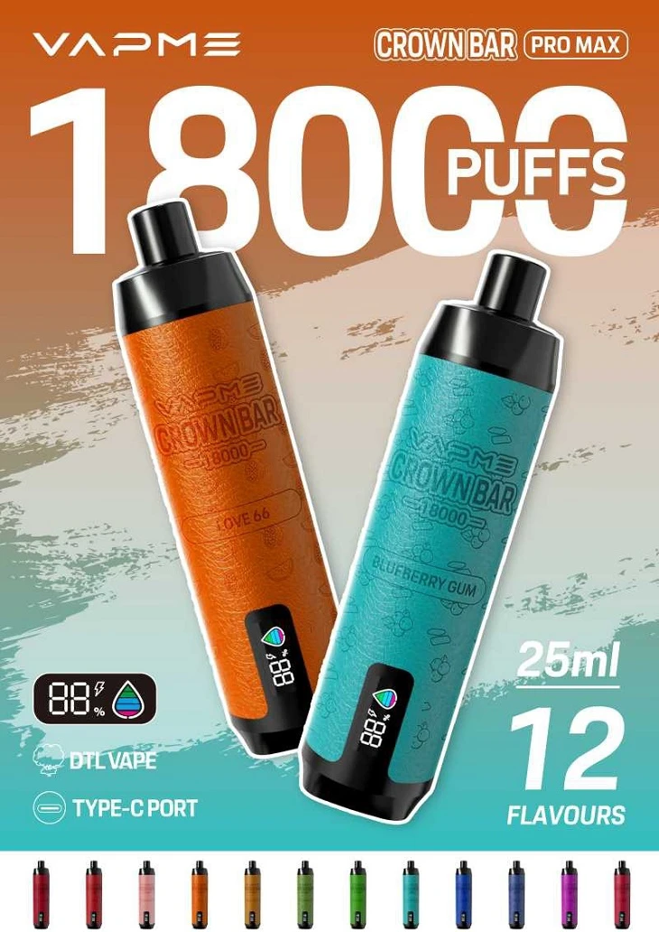 vapme crown bar 18000