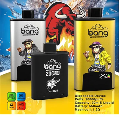 Bang Refillable Vape 20000 Puffs μίας χρήσης