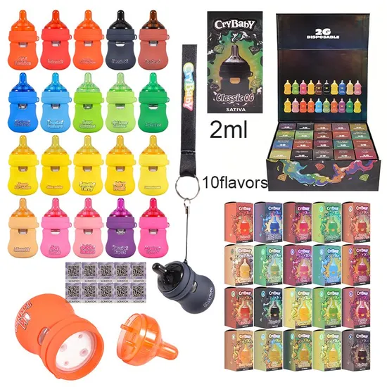 Empty Crybaby 2g μπιμπερό μιας χρήσης Cry Baby Shape Vape