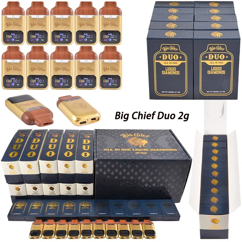 Gold Big Chief Duo 2g Disposables All in One