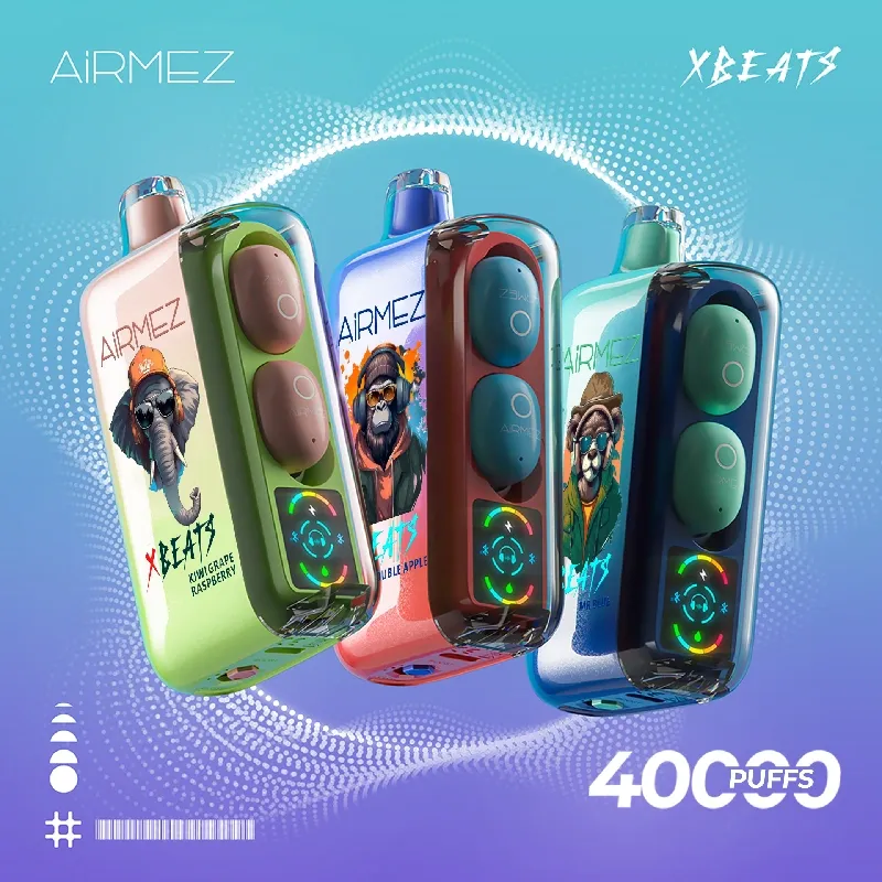 Puff 40k Airmez Xbeats 40000 Puffs Smart Screen Vape μιας χρήσης
