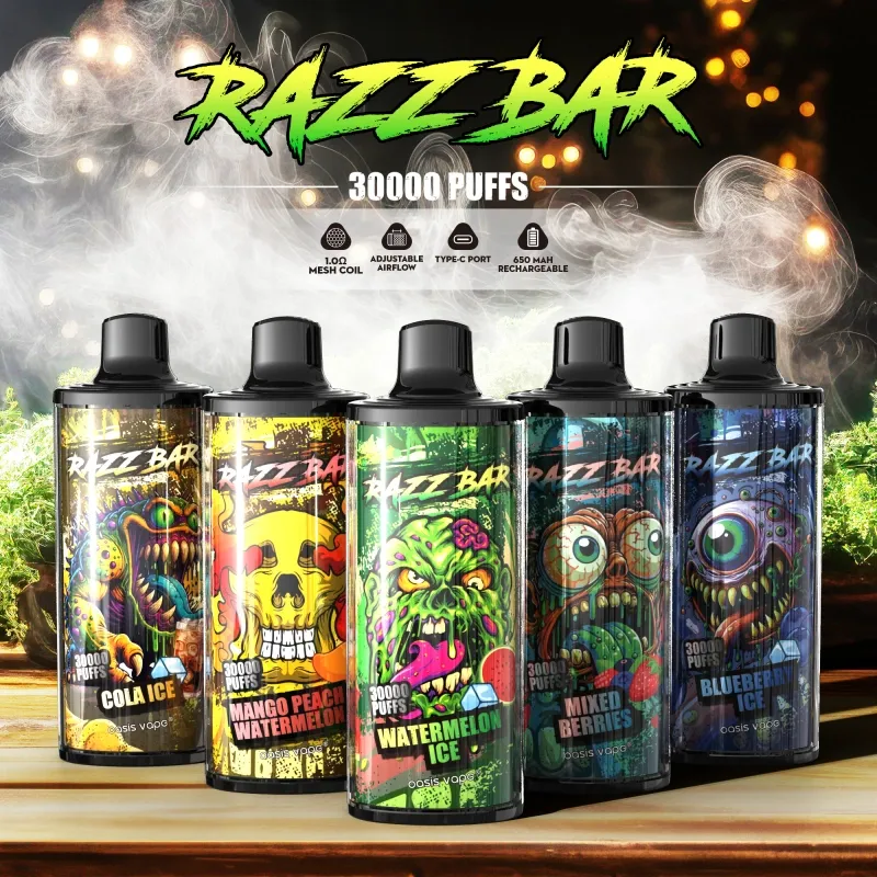 Puffs 30k Razz Bar 30000 Puffs Vape μιας χρήσης