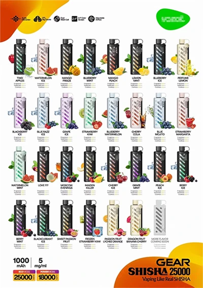 Vozol Gear Shisha 25000 Puffs